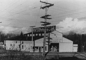 Richmond Highlands Lumber Company at 185th and Aurora. This was later the location of Dunn Lumber.